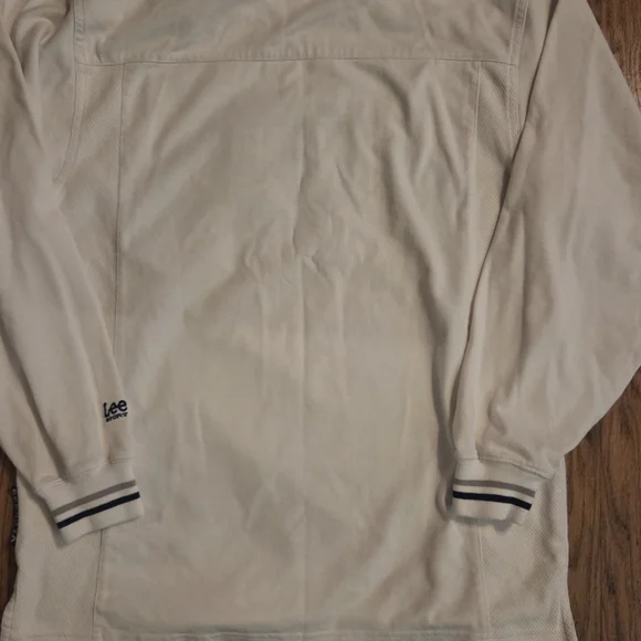 Lee Sport Yankee White And Blue V Neck Jersey S M - Picture 5 of 6